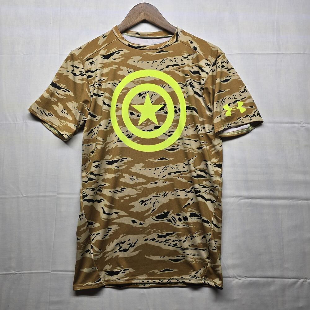 Captain America Under Armour Men's Compression T-Shirt Size XL